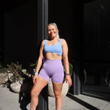 Shape Shorts Purple