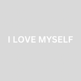 I LOVE MYSELF - Affirmation Mirror Sticker