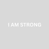 I AM STRONG- Affirmation Mirror Sticker